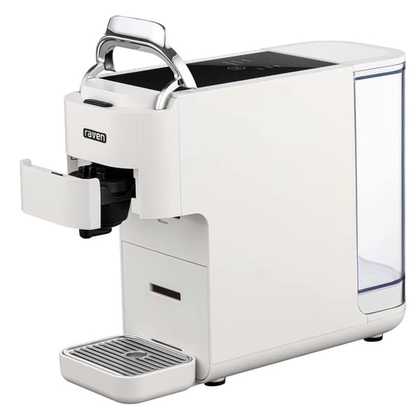 Kaffemaskin Raven EEK001B Vit 3 kaffeadaptrar
