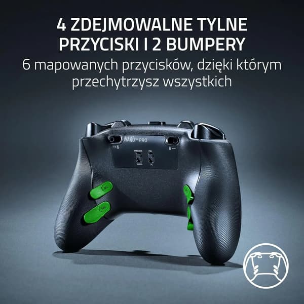 Razer Raiju V3 Pro Controller til PS5, PC Trådløs Sort