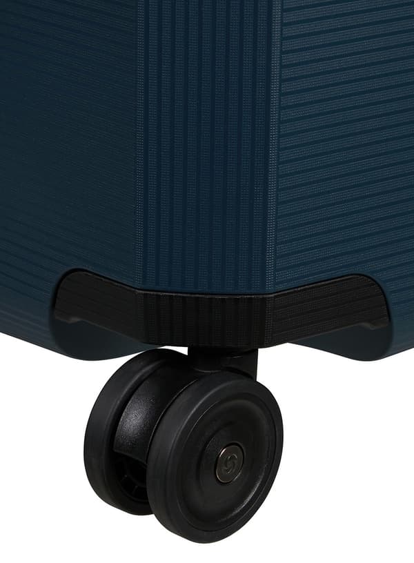 Stor Samsonite Magnum Eco kuffert - midnatsblå