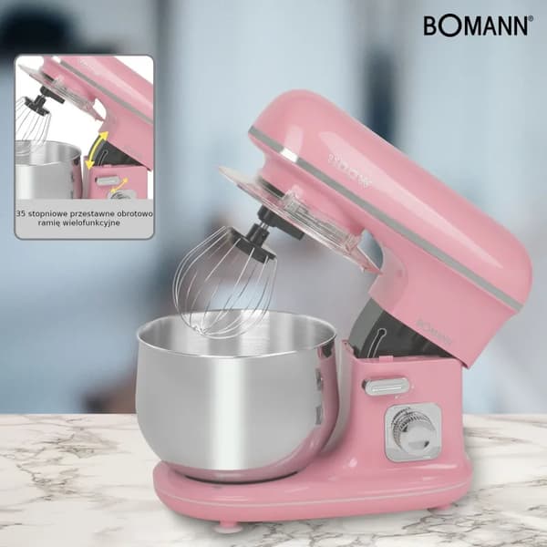 Bomann KM 6030 CB 1100W vaaleanpunainen yleiskone
