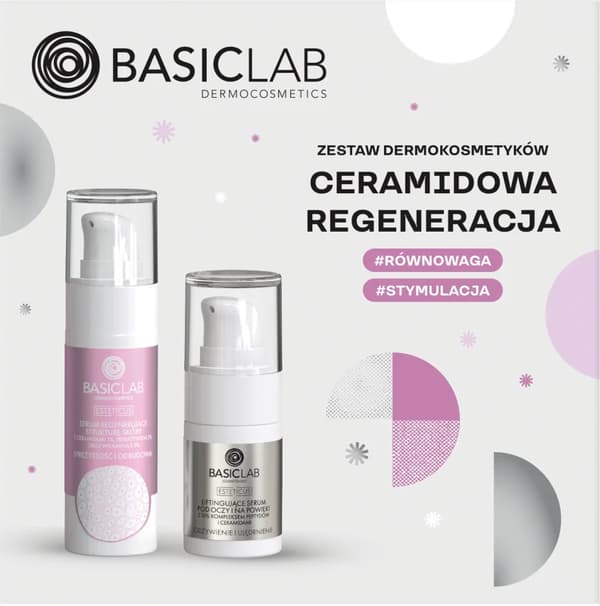 Lahjapakkaus BasicLab Dermocosmetics Ceramide Regeneration ihoa uudistava