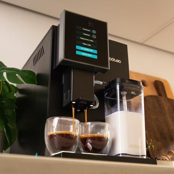 Kaffemaskin CECOTEC Compactccino Svart Silver