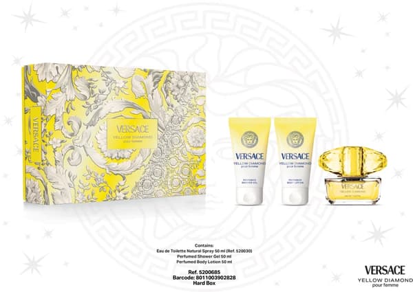 Gavesæt til kvinder Versace Yellow Diamond