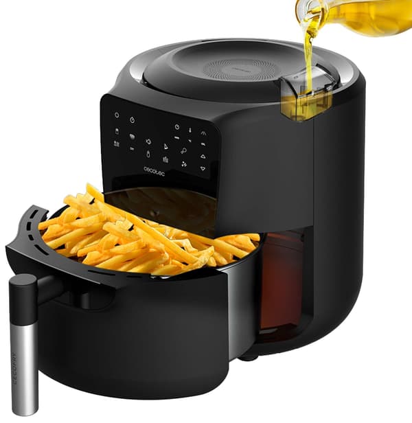 Air Fryer Fritös CECOTEC Cecofry Rain 5.5l 8 automatiska program