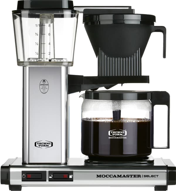 MOCCAMASTER Select KBG 741 Sølv kaffemaskine