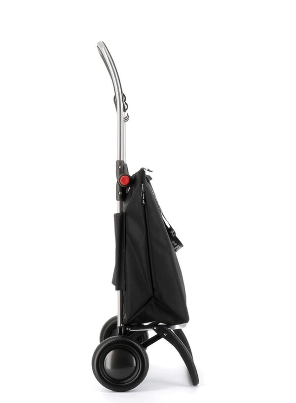 Indkøbstaske foldbar 2-hjulet Rolser Mini Bag Plus MF - sort