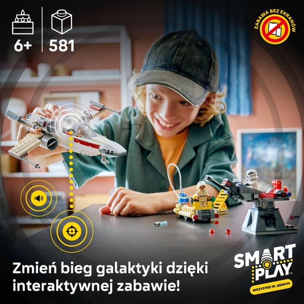 LEGO 75423 Star Wars SMART Play X-Wing Red Five Luke
