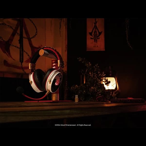 Lexip Assassin's Creed Shadows trådløst headset med mikrofon - Multiplatform Wireless Headset