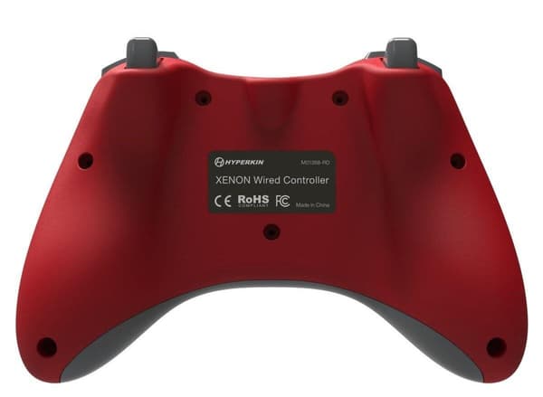 Hyperkin Xenon-kontroll för Xbox, PC - trådbunden - röd