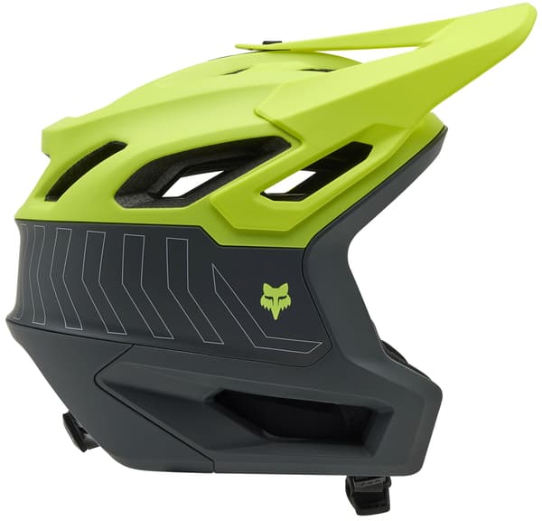 FOX Dropframe Pro Runn Cykelhjelm Sort-Gul MTB (størrelse S) MIPS