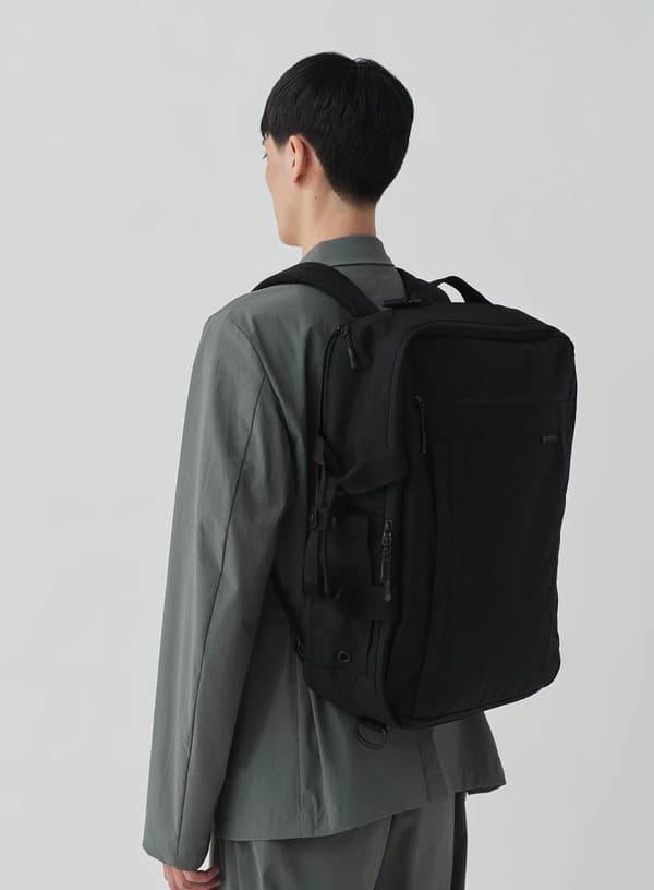 Snow Peak Everyday Use 3Way Business Bag - musta