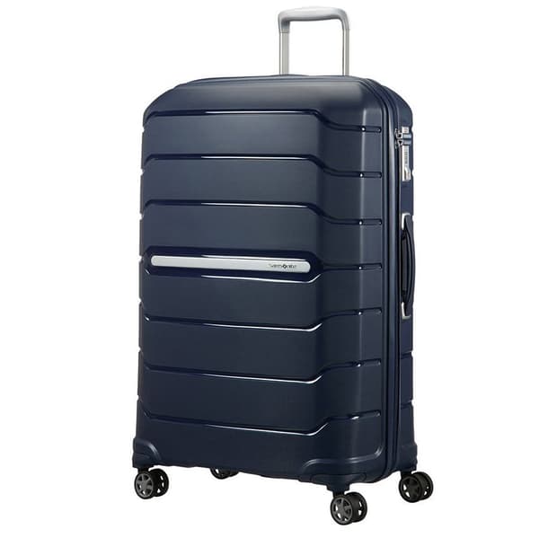 Stor kuffert Samsonite Flux - marineblå