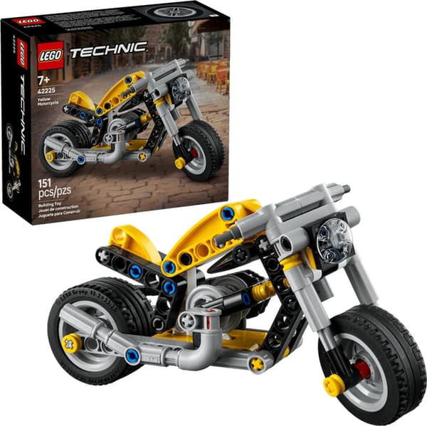 LEGO Technic 42225 Gul motorcykel