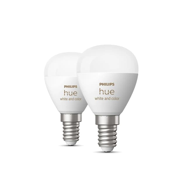 Philips Hue White and Color Ambiance E14 LED-lampa 2-pack