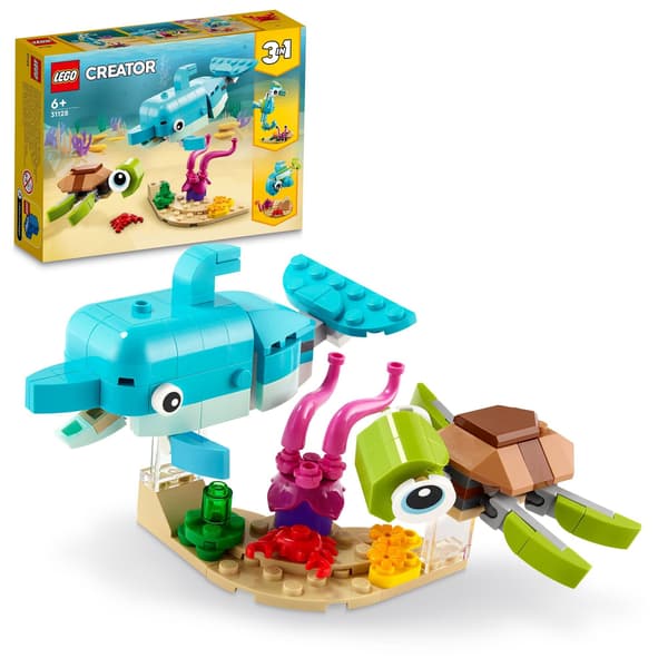 LEGO 31128 Creator Delfin og skildpadde