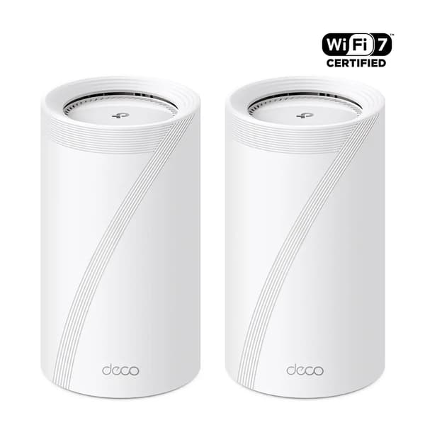 Router TP-LINK Deco BE85 BE19000 2 stk. Hvid
