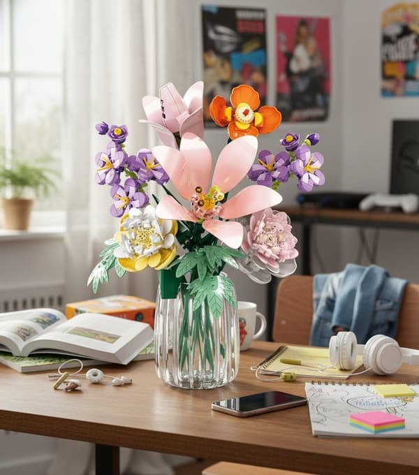 COIL byggeklodser blomsterbuket sæt 563 elementer