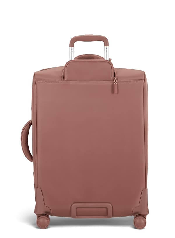 Medium resväska Lipault Plume Medium Trip - rosewood
