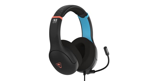 Turtle Beach Airlite Fit Charcoal Black On-Ear kablet headset med mikrofon Sort