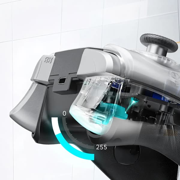 Machenike G5 Pro Max SE -ohjain lataustelakalla, langaton, harmaa