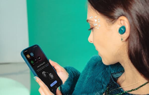 JLAB Go Pop ANC In-ear hörlurar Grön-transparent