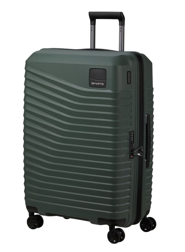 Samsonite Intuo EXP mellemstor udvidelig kuffert - olivengrøn