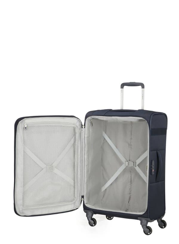Medium expanderbar resväska Samsonite CityBeat - navy blue