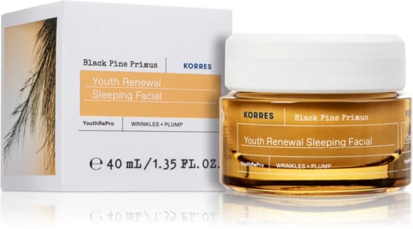 Korres Black Pine Primus natcreme mod ældning 40 ml
