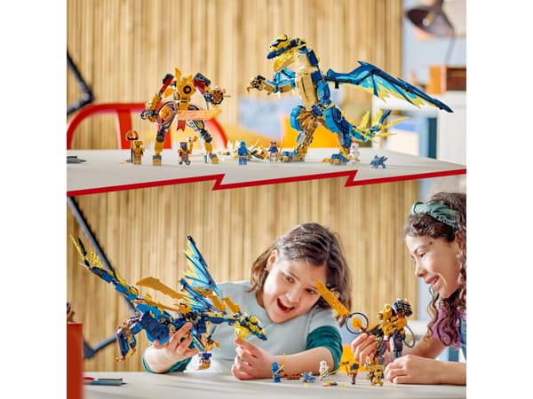 LEGO Ninjago 71796 Elementdrage mod kejserindens robot
