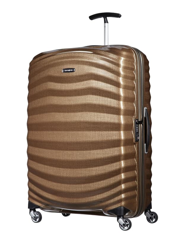 Stor resväska 98,5 l Samsonite Lite-Shock - sand
