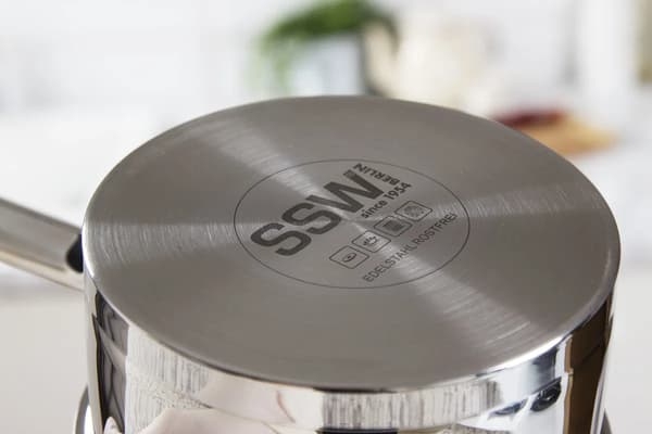 SSW PROFI STAR 1,5 l rustfri stålkasserolle