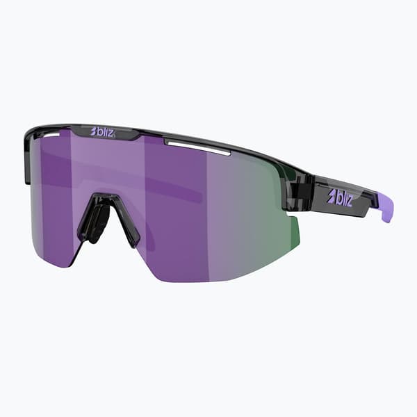 Bliz Matrix Small krystal sort/grå lilla multi solbriller