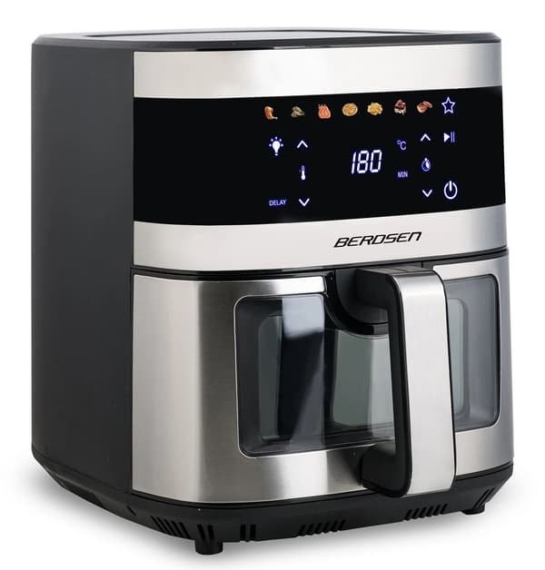 Airfryer BERDSEN BD-656 9.1l 7 forudindstillede programmer Sølv