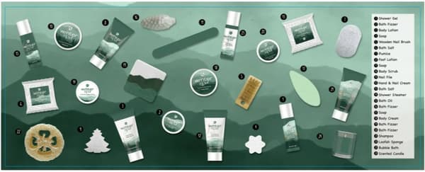 Adventskalender för kvinnor Accentra Winter Spa
