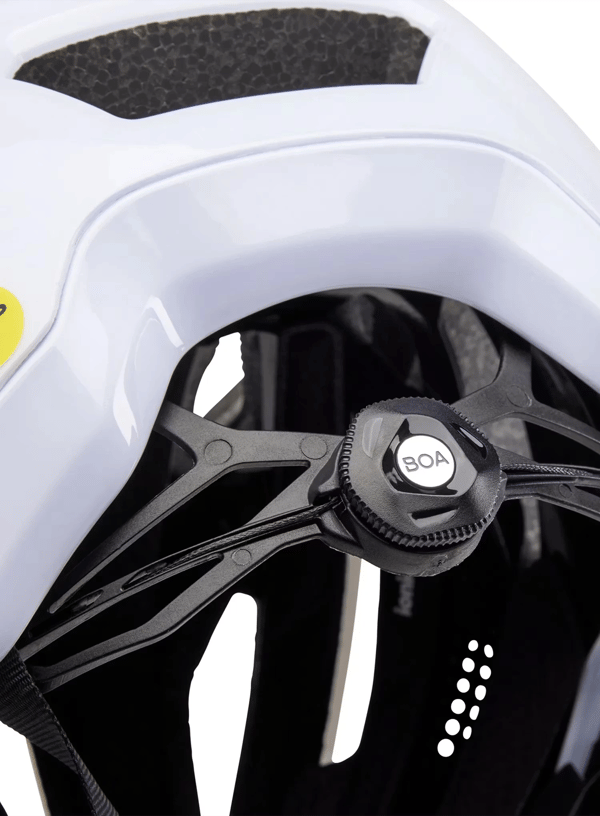 Cykelhjälm Fox Crossframe Pro Solids - vit Storlek: M