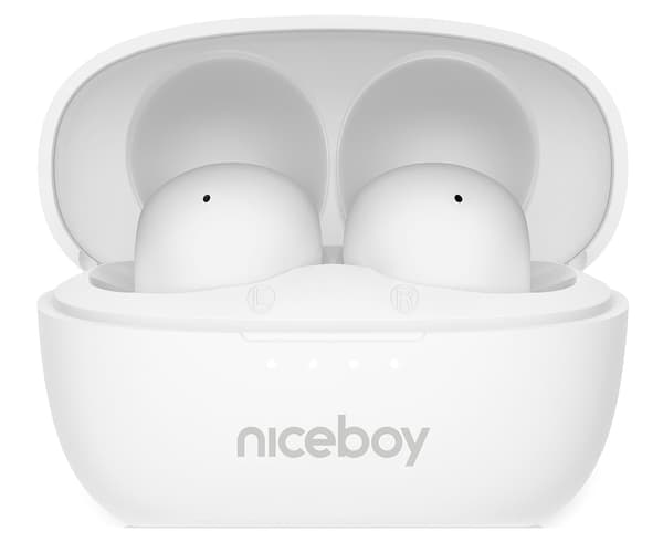 NICEBOY Podsie 4 Pop In-Ear Hörlurar Vit