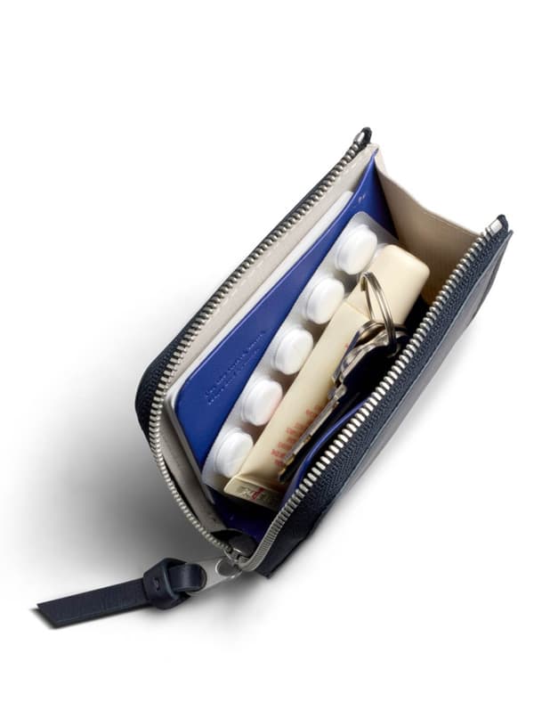 Bellroy L-Pocket læderpung - navy