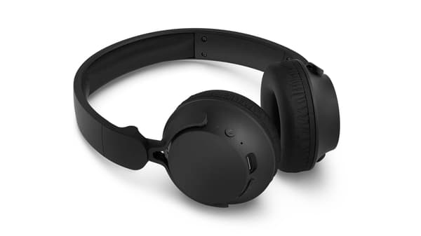 Philips TAH4500BK/00 Trådløse On-Ear Bluetooth 6.0 Hovedtelefoner Sort