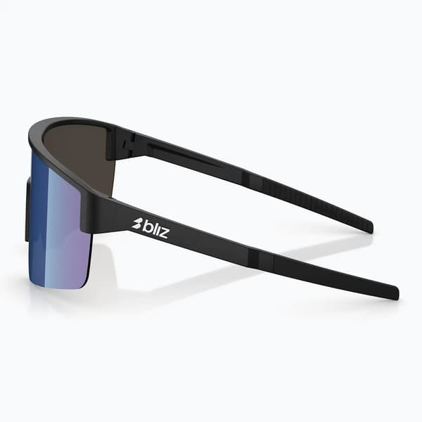 Bliz P004 matte black/grey blue mirror solbriller