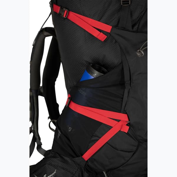 Osprey Aether Plus 100 l svart vandringsryggsäck för män