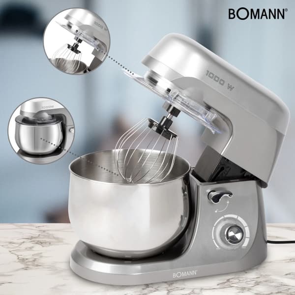 Bomann KM 6009 CB 1000W Sølv røremaskine