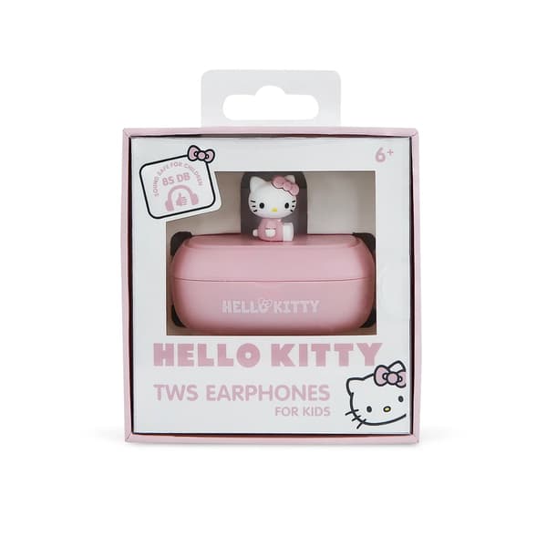 OTL Technologies Hello Kitty 3D Character Collectible TWS Hörlurar In-ear Bluetooth 5.3 Rosa
