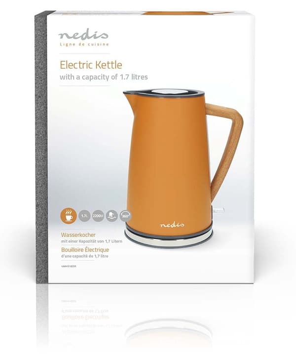 Vedenkeitin NEDIS KAWK510EYW Oranssi