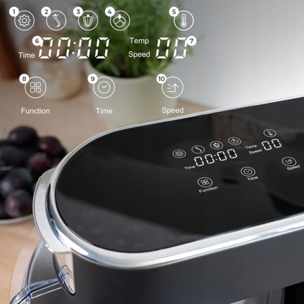 MOZANO Kitchen Advanced 3200 W Svart köksmaskin