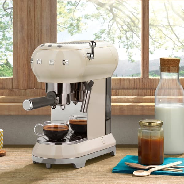 SMEG ECF01CREU Kaffemaskin Kräm