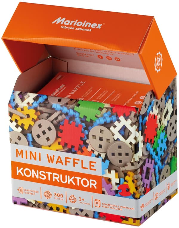 MARIOINEX Mini Waffle Constructor joustavat palikat 902271