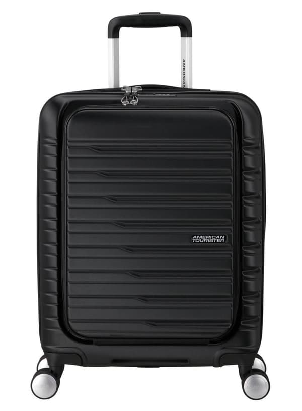 American Tourister Flashline Frontloader kabinekuffert - shadow black