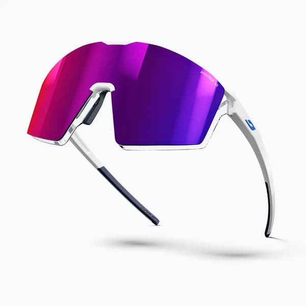 Julbo Edge Spectron HD matt white/blue/multilayer violet -aurinkolasit