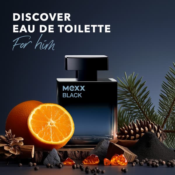 Mexx Black Eau de Toilette til mænd, 30 ml 50 ml