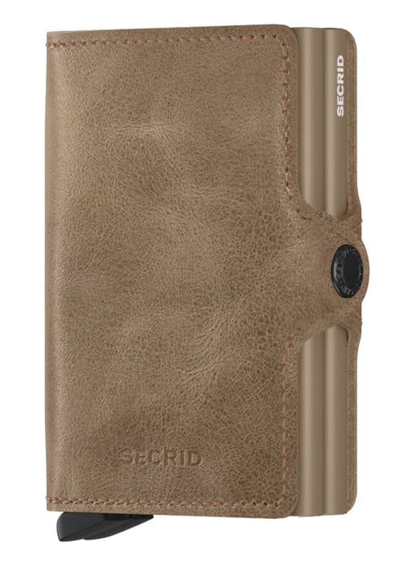 Secrid Twinwallet Vintage RFID-kaksoislompakko - taupe
